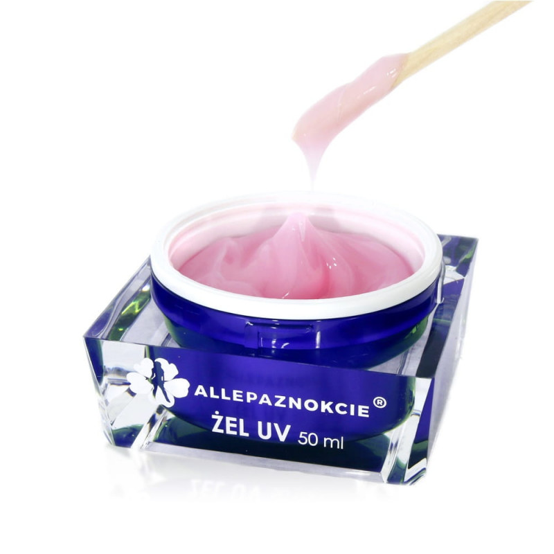 Gel UV Constructie- Jelly Milky Pink 50 ml Allepaznokcie